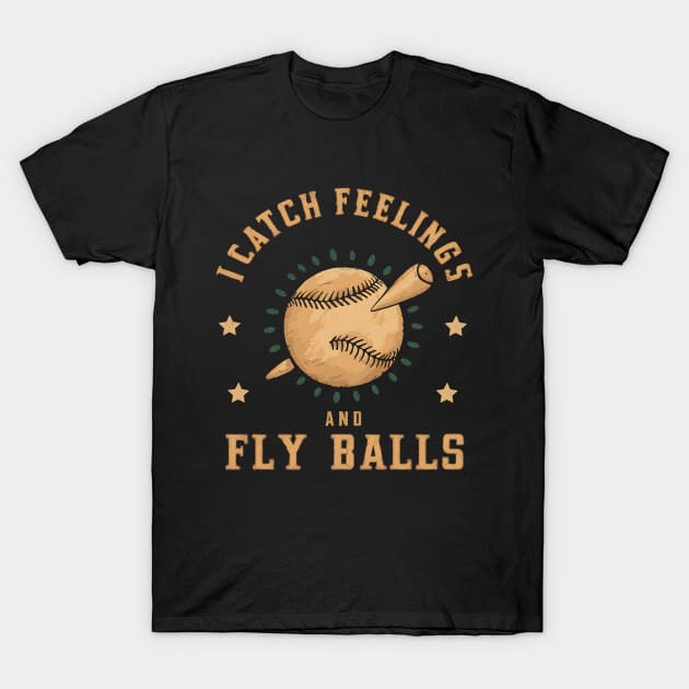 Baseball Catcher T-Shirt by NomiCrafts